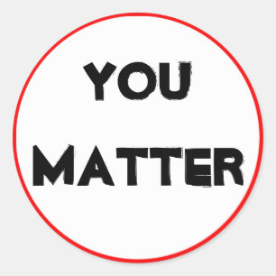 Sticker Rond L'autocollant qui compte