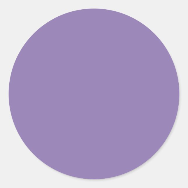 Sticker Rond Lavande foncée (Devant)