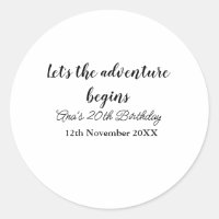 l'aventure commence 20 ans anniversaire ajouter no