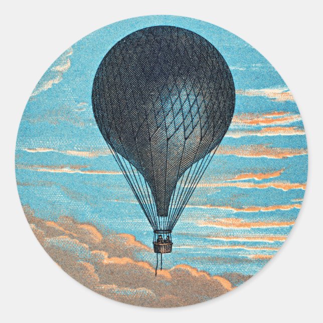 Sticker Rond Le Ballon par E. Pichot (Devant)