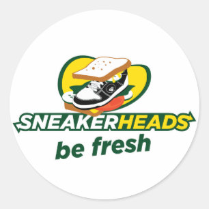 Sticker Rond Le basket dirige l'autocollant