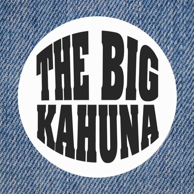 Sticker Rond Le Big Kahuna (Créateur téléchargé)