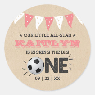 Sticker Rond Le Big One   Football 1er anniversaire