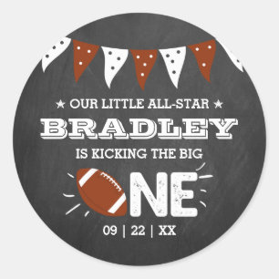 Sticker Rond Le Big One   Football 1er anniversaire