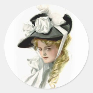 Sticker Rond Le Bonnet noir
