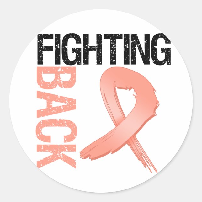 Sticker Rond Le cancer de l'estomac (Devant)