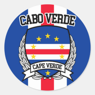 Sticker Rond Le Cap Vert