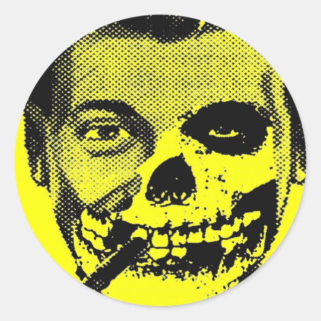 Sticker Rond le capitalisme est amusant (Devant)