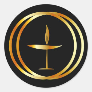 Sticker Rond Le Chalice flamboyant