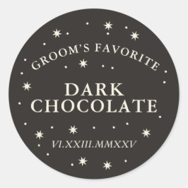 Sticker Rond Le choix préféré de l'étoile céleste