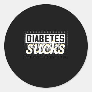 Sticker Rond Le diabète sucré