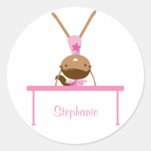 Sticker Rond Le faisceau d'équilibre personnalisé de