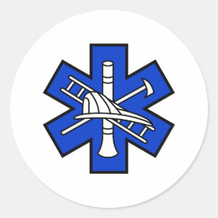 Sticker Rond Le feu et logo de SME