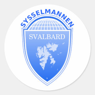 Sticker Rond le Gouverneur le Svalbard, Norvège