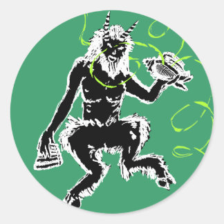 Sticker Rond Le Grand Dieu Pan