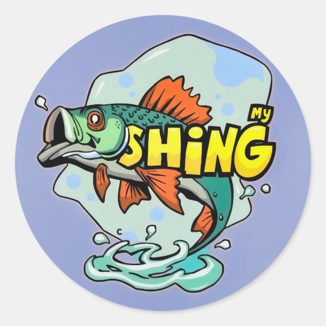 Sticker Rond Le Gros Catch ! (Devant)