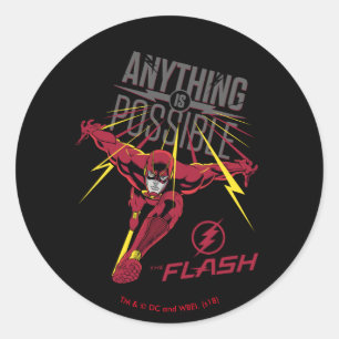 Sticker Rond Le   instantané "quelque chose est possible "