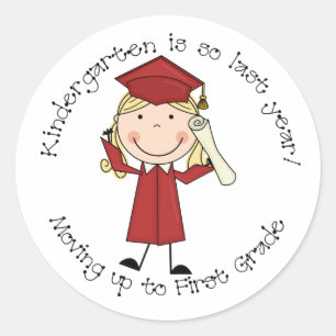 Sticker Rond Le jardin d'enfants est tellement l'année derniè