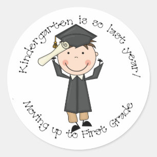 Sticker Rond Le jardin d'enfants est tellement l'année derniè