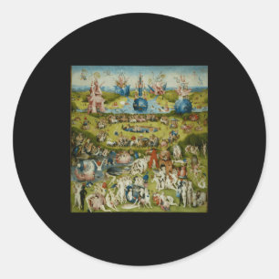 Sticker Rond Le Jardin Des Délices Terrestres De Jérôme Bosch