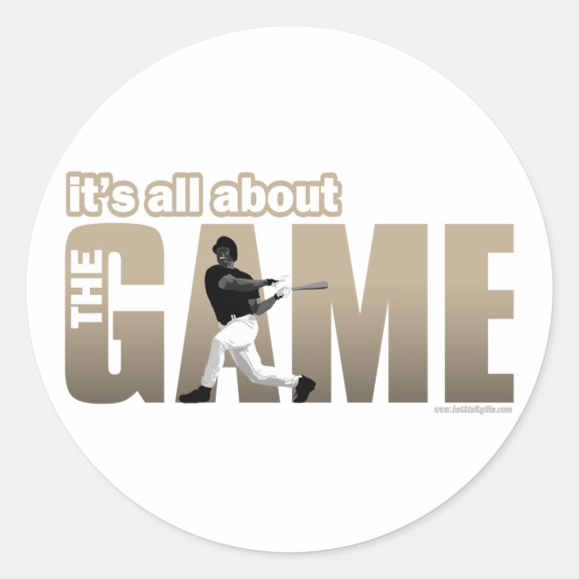 Sticker Rond Le Jeu... (Devant)