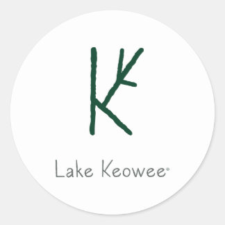 Sticker Rond Le lac Keowee