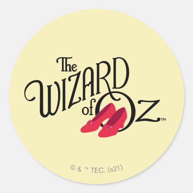 Sticker Rond Le Logo Wizard Of Oz™ (Devant)