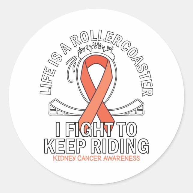 Sticker Rond Le Mal de Kidney (Devant)