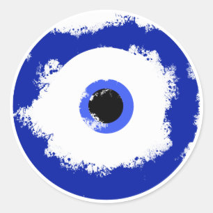 Sticker Rond Le mal de l'oeil