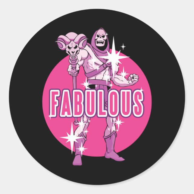 Sticker Rond Le mal peut être fabuleux ! 2 (Devant)