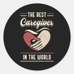Sticker Rond Le Meilleur Gardien Dans Le Monde Soins Infirmiers