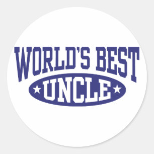 Sticker Rond Le meilleur oncle du monde