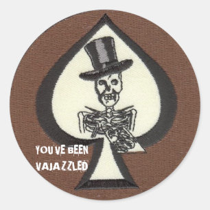 Sticker Rond Le meurtrier Vajazzle