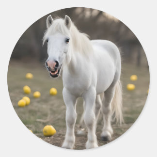 Sticker Rond Le mini en colère