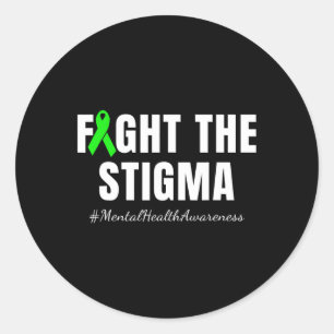 Sticker Rond Le Mois de sensibilisation à la santé mentale de l