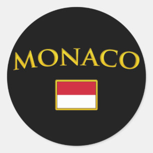Sticker Rond Le Monaco d'or