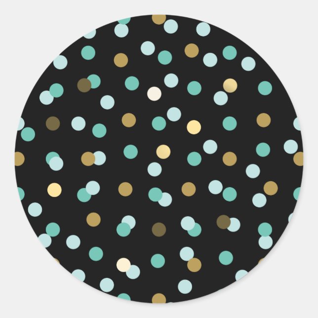 Sticker Rond Le Motif branché d'Eilin (Devant)