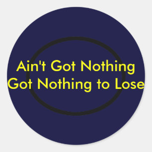 Sticker Rond Le MUSÉE Zazzle Gifts n'a rien