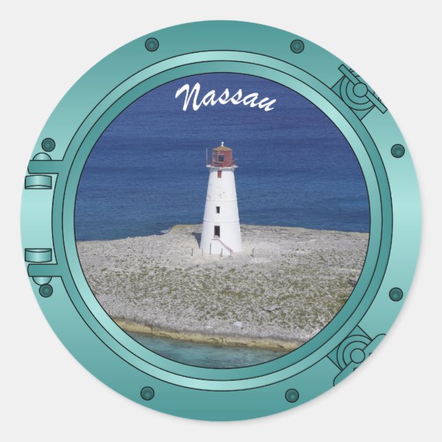 Sticker Rond Le nid de Nassau (Devant)