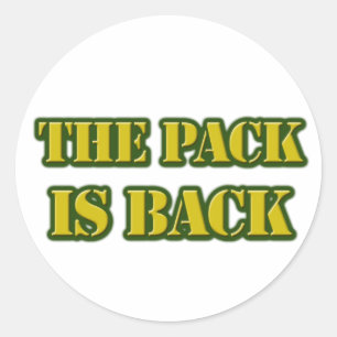 Sticker Rond le paquet est de retour