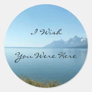 Sticker Rond Le Parc national de Grand Teton