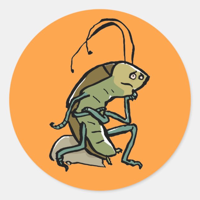 Sticker Rond le penseur (Devant)