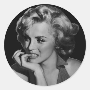 Sticker Rond Le penseur