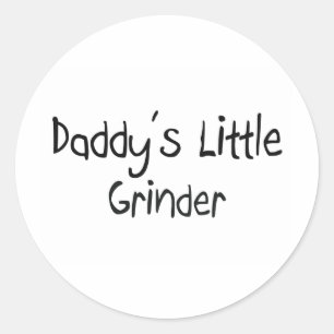 Sticker Rond Le petit meuleur de papa