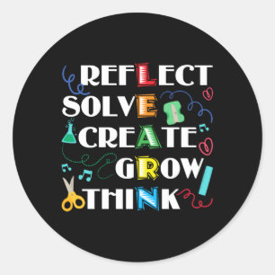 Sticker Rond Le poison de Learn