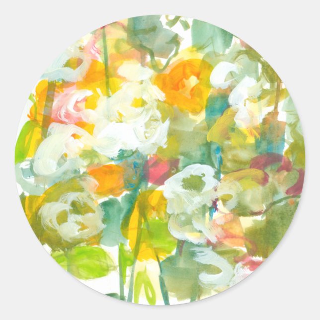 Sticker Rond Le printemps a Sprung II (Devant)