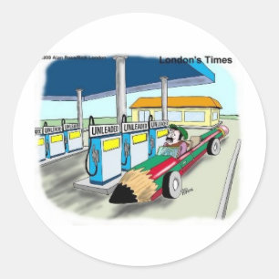 Sticker Rond Le Prix Du Gaz Cadeaux Et Objets à Collectionner D