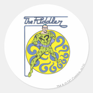 Sticker Rond Le Riddler & Logo Purple
