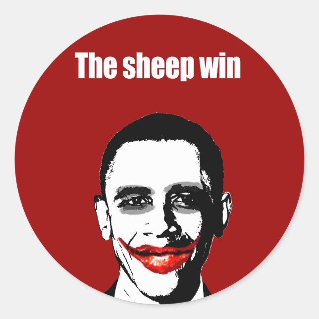 STICKER ROND LE SHEEP GAGNE (Devant)