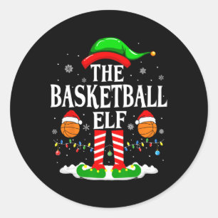 Sticker Rond Le Sketll Elf Bll Xmas Sketll Noël 